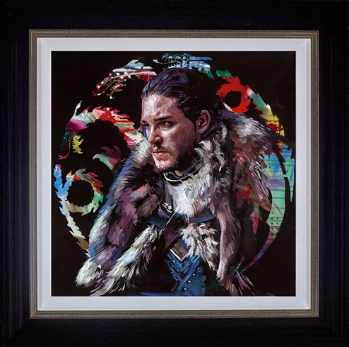 Winter is Coming by Zinsky - Framed Embellished Canvas on Board